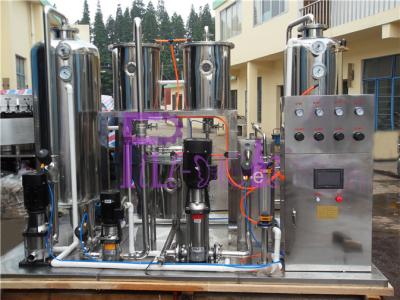 Chine Chaîne de fabrication automatique mélangeur 6000L/H de boisson non alcoolisée de CO2 de l'eau de seltz de puissance élevée à vendre