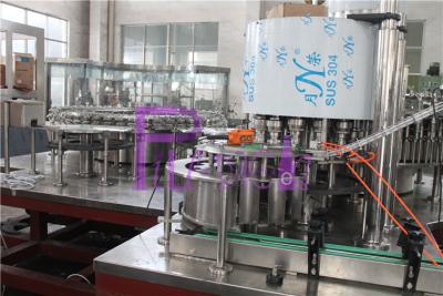 China Polygon Pure Water Filling Machine With Streamline Dial Wheel And Low Gravity for sale