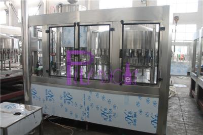 China Aseptic Round Bottle Drinking Water Filling Plant , Liquid Filler Equipment for sale