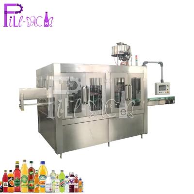 China Monoblock Washing Juice Filling Capping Machine CGF32-32-10 Plastic Bottle Equipment for sale