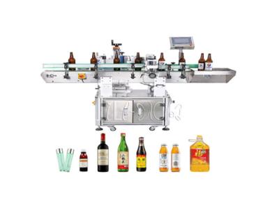 China Double or Three Side Adhesive Sticker Bottle Labeling Labeler Machine Equipment Line Plant for sale