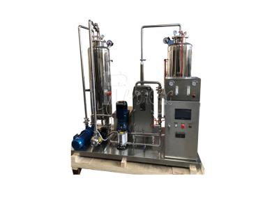 China Double Tank With Plate Exchanger Carbonating Plant For CO2 Mixer 1500L / H for sale