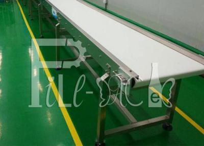 China SUS201  Linear PVC Bottle Conveyor Belt Low Friction With Speed Motor for sale