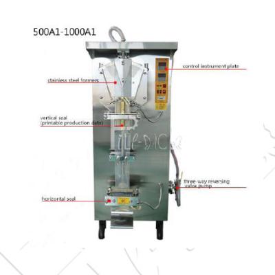 China Sachet Pouch Bag 1000L Liquid Water Filling Machine Water Bagging Line for sale