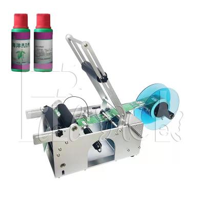 China Semiauto 50BPH Self Adhesive Labeling Machine With Code Printer for sale