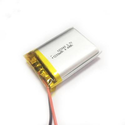 China No Leak 103040 1200mAh 3.7 V Li Polymer Battery For Digital Devices for sale