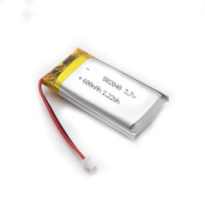 China 702040 802040 Lithium Polymer Battery for sale