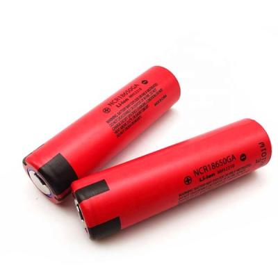 China Red Rechargeable Lamp 18650 Nmc Battery 2400Mah 3.7V MSDS for sale