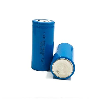 China High Discharge 6000mAh 3.2 V LiFePo4 Battery 32650 32700 Cylindrical LFP Battery Cell for sale