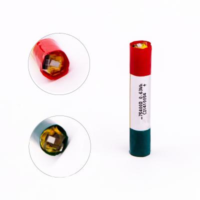 中国 入れ墨機械のために再充電可能な高性能3.7V OEMのリチウム電池75400 販売のため