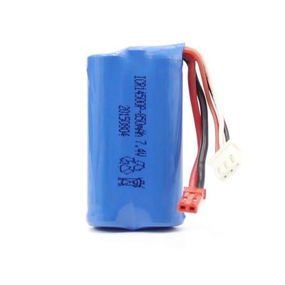 China 1S2P 3.7V 14500 18650 Lithium Ion Battery Pack 7000mAh High Capacity For Flashlight for sale