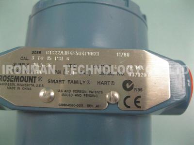 China Industrial  Rosemount Pressure Transmitter , Hart Pressure Transmitter 2088G1S22A1B4E5Q4P0021 for sale