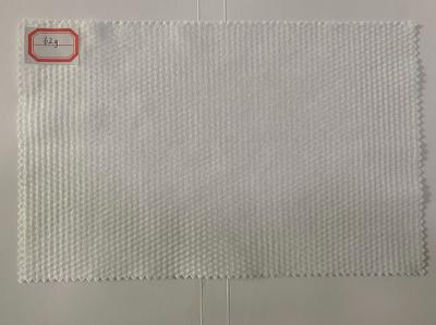Chine tissu de coton de grain de perle 100%Viscose Spunlace de tissu non-tissé blanc de 62g petit, protections, chiffons humides à vendre