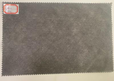 China 30g Polyester Spunlaced Non-Woven Fabric Gray For Artificial Leather Substrate for sale