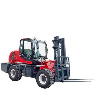 Chine 4x4 All Terrain Forklift 4 Wheel Drive Off Road Forklift à vendre