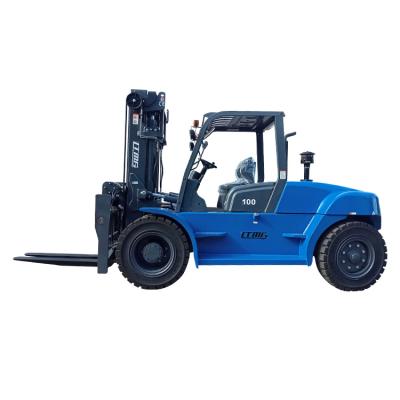 中国 LTMG 10ton Diesel Forklift With Fork Positioner Side Shifter 販売のため