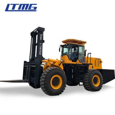 China Off Road Rough Terrain Forklift 4WD 4x4 All  Diesel Forklift Truck for sale