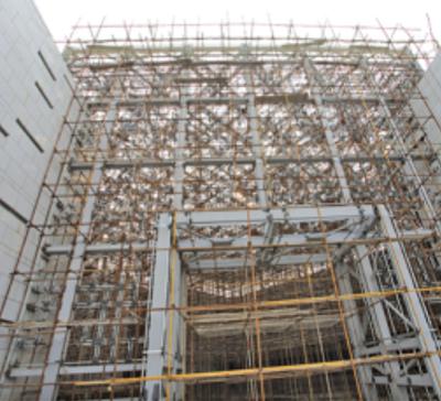 China H Sección Marco Estructura de acero Centro comercial Protección contra la corrosión en venta