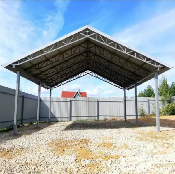 Quality Long Lasting Prefab Agricultural Buildings Steel Farm Sheds Fire Resistance for sale