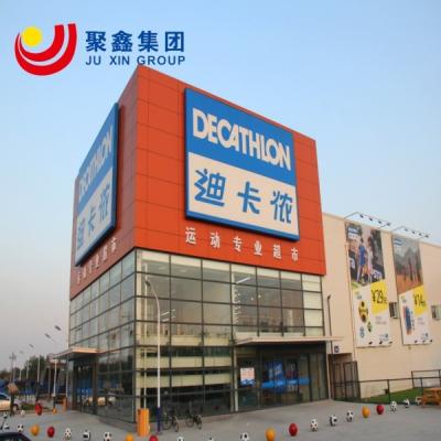 China Pre Built Steel Structure Shopping Mall High Corrosion Resistance for sale