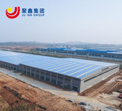 China High Effective Steel Structure Warehouse For Concrete Foundation Area for sale