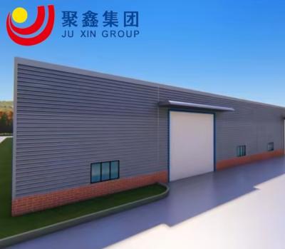 China Gable Frame Steel Structure Warehouse / Workshop / Office Building With Glass Curtain for sale
