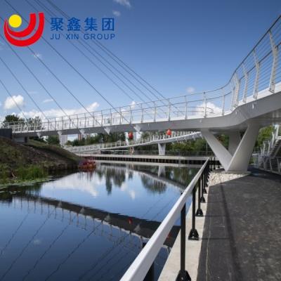 China Prefab Galvanized Steel Frame Structure Bridge Weather Resistant for sale