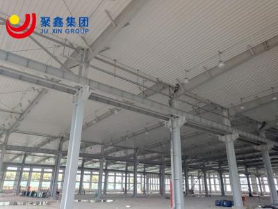 China Low Cost Steel Metal Buildings Workshop Hangar Steel Frame Prefabricated Steel Structure Warehouse Te koop