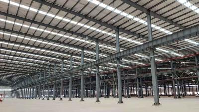 China Economical Warehouse Steel Structure High Strength Bolt Connection Normal Painting for sale