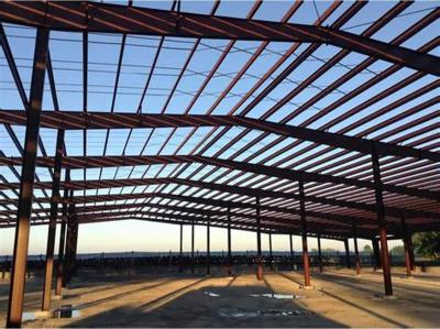 China Metal Garage Prefab Steel Structure Warehouse Workshop Portal Building Frame for sale