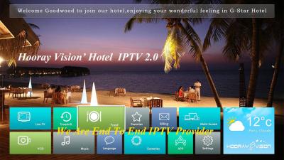 China Sistema interactivo del hotel IPTV VOD con PMS (sistema de gestión de la propiedad) en venta