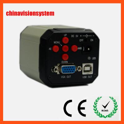 China VGA+USB doblan la cámara del microscopio de la salida/la cámara industrial en venta