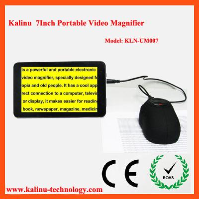 China Big Display 7inch CCTV Portable Low Vision Video Magnifier for sale