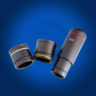 China lente de reducción de la cámara del microscopio 0.5X del soporte de C hasta 23.2m m en venta