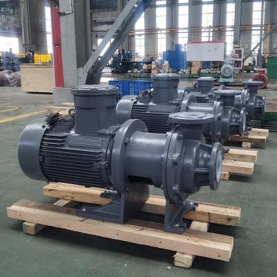 China Lined Mag Drive Centrifugal Pump For Methyl Chloride for sale