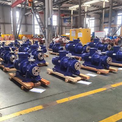 Chine Pompes centrifuges à entraînement magnétique en acier inoxydable pour l'acide sulfurique à basse température à fort pourcentage à vendre