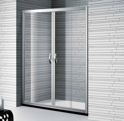 China New Design Stainless Steel Frame Sliding Fibreglass Toilet Shower Cubicle for gym for sale
