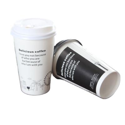 China 9oz Hot sale Cheap Hot Drink Disposable Custom White Paper Coffee Cups for sale