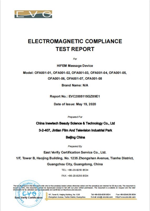  - China Inewtech Beauty Science & Technology Co.,Ltd