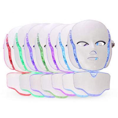 China 7 Photon Color LED Facial Mask 630nm Red Light Therapy Face Machine for sale