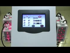 Cellulite 635nm Lipo Laser Slimming Machine 3Mhz Multipolar RF Instrument