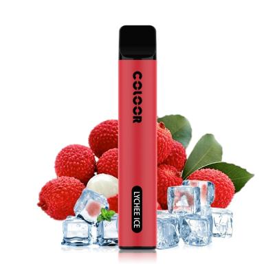 China Stainless Steel PC Open Pod System VAPE Lychee Ice Disposable Vape 1600 Puffs for sale