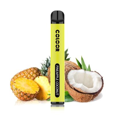China Pineapple Coconut 800 Puff Disposable VAPE Color Electronic Cigarette for sale