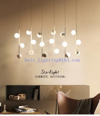 China Acrylic Iron LED Pendant  Lightings Ball Shape 800*100*1500MM 36w for sale