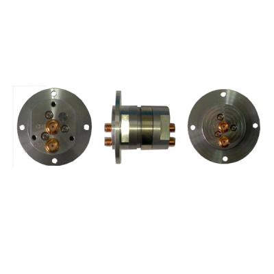 China Dual-channel Slip Ring of 4.5GHz RF Coaxial Rotary Joint in Compact Signal Slip Ring for sale