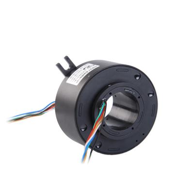 China 96 mm Through Bore Slip Ring of 1~24 Circuits with 500rpm for sale