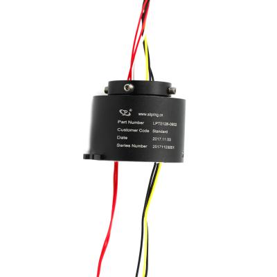 China 6 Wire High Speed Slip Ring Through Bore With Bore 12.7mm for sale