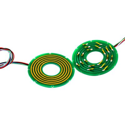 China Pfannkuchen-Drehbeleg-Ring With Separate Stator And-Rotor der Stromkreis-100rpm 2 zu verkaufen