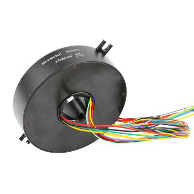 China Pancake Slip Ring of 12 Circuits with φ25mm Through Hole 240VAC / VDC for sale