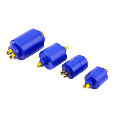 China Electrical Pin Slip Ring 1000M ohm 500 VDC Non Mercury Slip Ring Manufacturer for sale